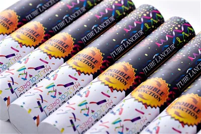 Party Party Prop Colorful Double Launcher Confetti Cannons